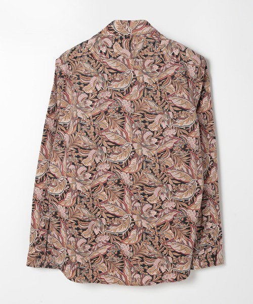 MEN'S BIGI(メンズビギ)の「Liberty コーデュロイフラワープリントシャツ(シャツ/ブラウス・メンズ・ボルドー/ブルー/ブラック・04/01/03/02)」の5枚目の写真