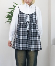 チェックキャミチュニック(se)