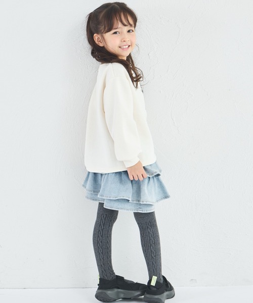 pairmanon(ペアマノン)の「【ぬくふわ】裏起毛 きらきら アソート ハートボタン カーディガン(カーディガン/ボレロ・キッズ・ブラック/グレー/アイボリー/ホワイト系その他/ブラック系その他/ライトピンク/ブラウン系その他・110/140/120/90/130/100/150)」の11枚目の写真