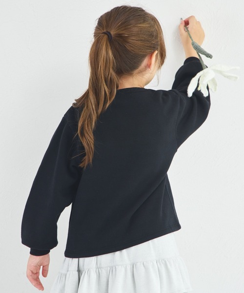 pairmanon(ペアマノン)の「【ぬくふわ】裏起毛 きらきら アソート ハートボタン カーディガン(カーディガン/ボレロ・キッズ・ブラック/グレー/アイボリー/ホワイト系その他/ブラック系その他/ライトピンク/ブラウン系その他・110/140/120/90/130/100/150)」の13枚目の写真