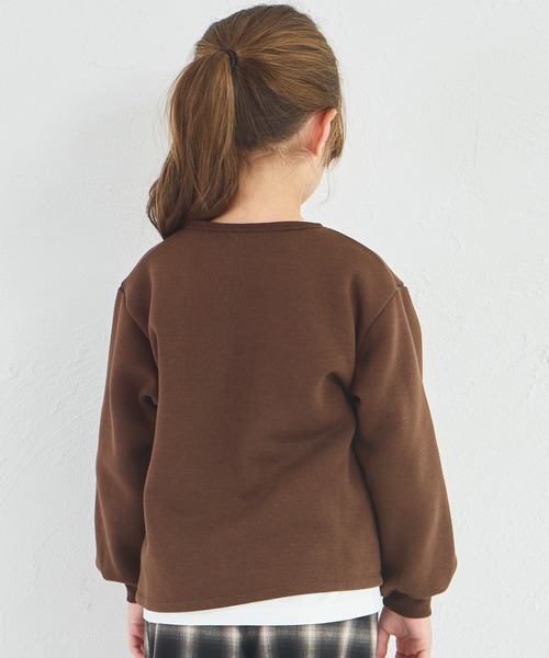 pairmanon(ペアマノン)の「【ぬくふわ】裏起毛 きらきら アソート ハートボタン カーディガン(カーディガン/ボレロ・キッズ・ブラック/グレー/アイボリー/ホワイト系その他/ブラック系その他/ライトピンク/ブラウン系その他・110/140/120/90/130/100/150)」の18枚目の写真