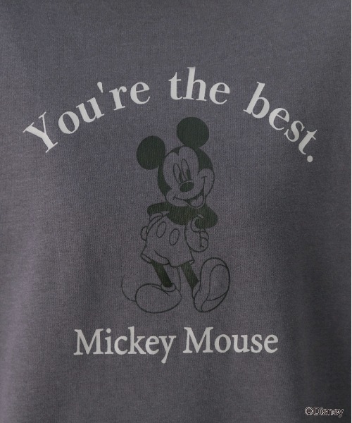 Disney(ディズニー)の「【Mickey Mouse】裏毛ビッグプルオーバー(スウェット・レディース・オートミール/チャコール/ブラウン・FREE)」の18枚目の写真
