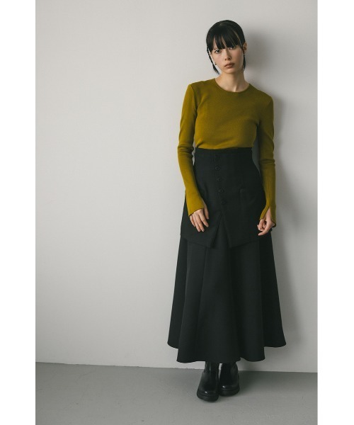 STYLEMIXER（スタイルミキサー）の「スーツデザインベルト（ベルト・レディース・ブラック/ライトベージュ・SMALL/MEDIUM）」の4枚目の写真