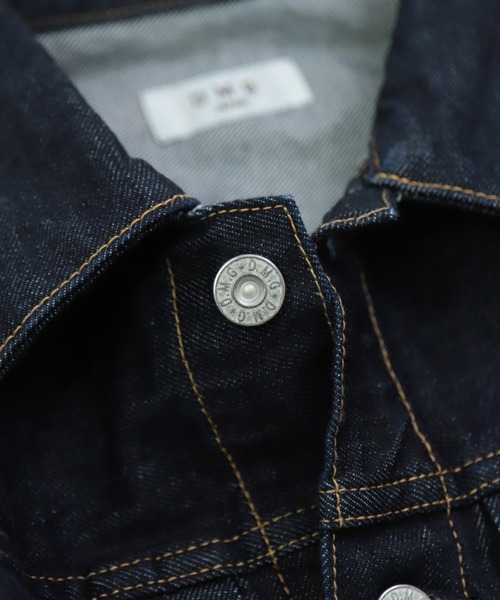 D.M.G.（ドミンゴ）の「[D.M.G / ディーエムジー] 12.5ozデニム Gジャン（デニムジャケット・レディース・ワンウォッシュ・FREE）」の21枚目の写真