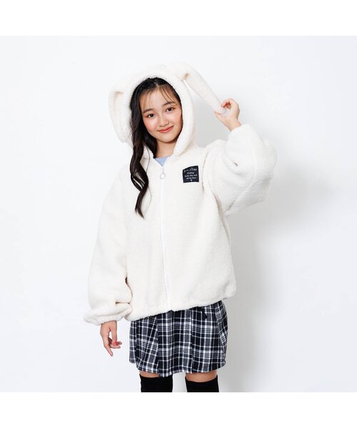 algy（アルジー）の「起毛チェックりぼんスカパン（スカート・キッズ・ベージュ/ブラック/レッド/グリーン・SMALL/MEDIUM/X-SMALL/XX-SMALL）」の14枚目の写真