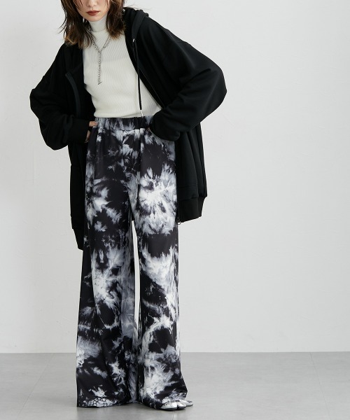 Soiunique（スワユニーク）の「ガーゼ裏毛　オーバーサイズＺＩＰパーカー［Soiunique］（パーカー・レディース・杢グレー/ブラック/ネイビー・L-XL/S-M）」の12枚目の写真