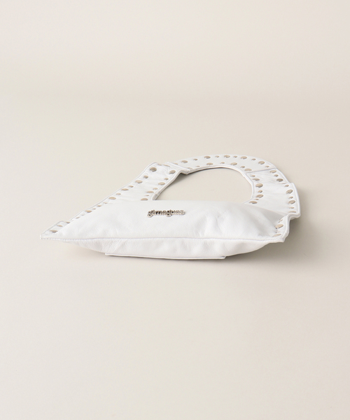 gimaguas ギマガス　ミニフランカバッグ　スタッズ　レザー　ホワイト　白 Gimaguas【ギマガス】mini franca bag 