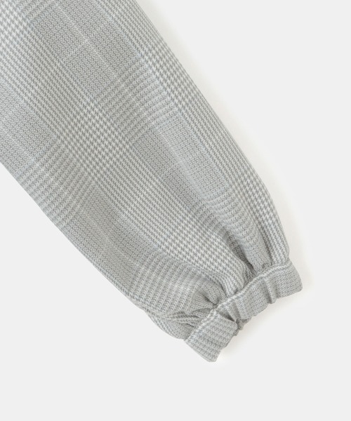 ROPE' PICNIC（ロペピクニック）の「【KIDS】セレモニーにも・セットアップ対応/ギャザーワンピース（ワンピース・キッズ・ライトグレー/ネイビー・130/120/110）」の8枚目の写真