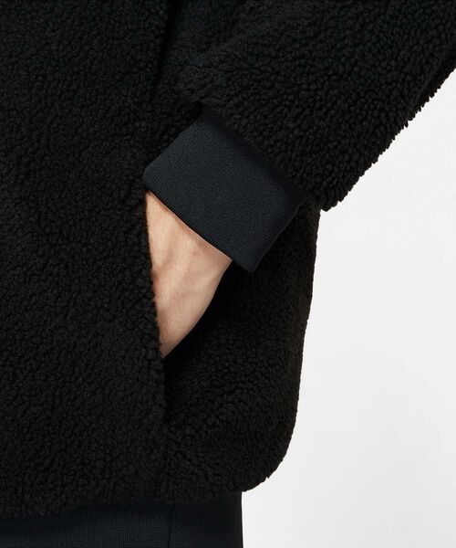 NIKE（ナイキ）の「ナイキ スポーツウェア スウッシュ メンズ フルジップ リバーシブル ボア ジャケット / Nike Sportswear Swoosh Men's Full-Zip Reversible Jacket BQ6546-011 Black（ブルゾン・メンズ・ブラック系その他4・XS/3XL/XL/S/M/L/2XL）」の12枚目の写真