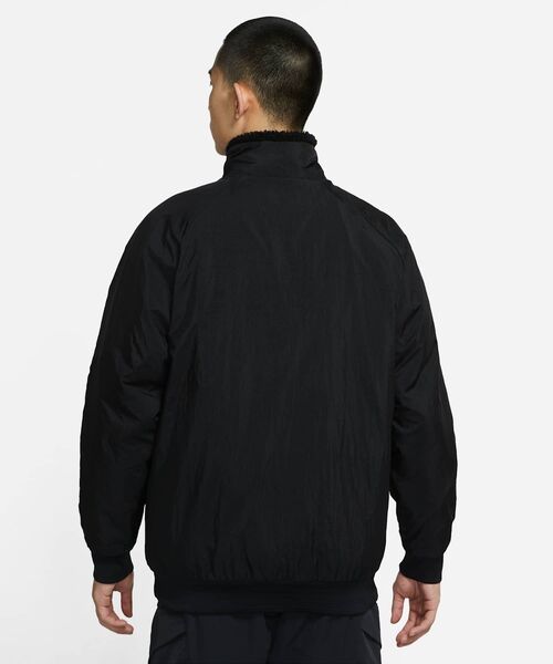 NIKE（ナイキ）の「ナイキ スポーツウェア スウッシュ メンズ フルジップ リバーシブル ボア ジャケット / Nike Sportswear Swoosh Men's Full-Zip Reversible Jacket BQ6546-011 Black（ブルゾン・メンズ・ブラック系その他4・XS/3XL/XL/S/M/L/2XL）」の14枚目の写真