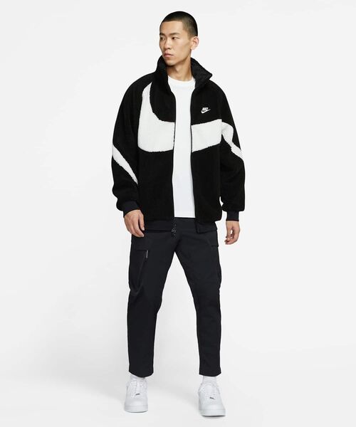 NIKE（ナイキ）の「ナイキ スポーツウェア スウッシュ メンズ フルジップ リバーシブル ボア ジャケット / Nike Sportswear Swoosh Men's Full-Zip Reversible Jacket BQ6546-011 Black（ブルゾン・メンズ・ブラック系その他4・XS/3XL/XL/S/M/L/2XL）」の17枚目の写真
