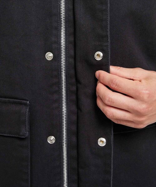 NIKE（ナイキ）の「ナイキ スポーツウェア メンズ ワーク ジャケット / Nike Sportswear Men's Work Jacket HQ2953-010 Black（ミリタリージャケット・メンズ・ブラック・2XL/3XL/L/M/S/XL）」の13枚目の写真