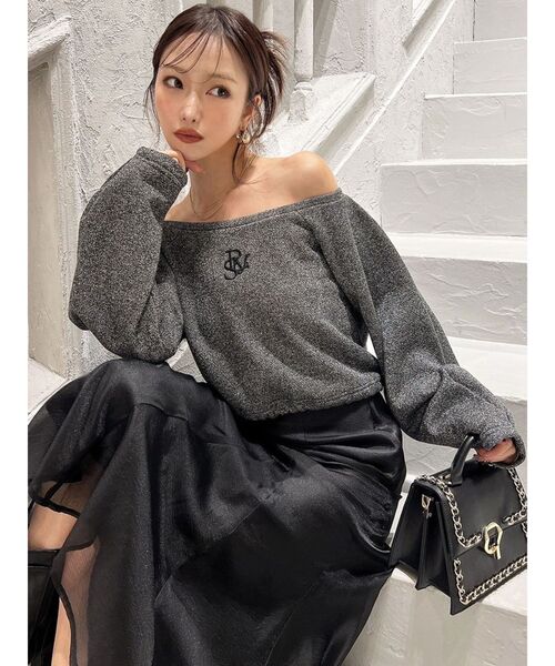 セール】ルーズオフショルスウェット（スウェット）｜RESEXXY  