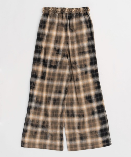 Bleach Plaid Pattern Easy Pants/ブリーチチェックイージー
