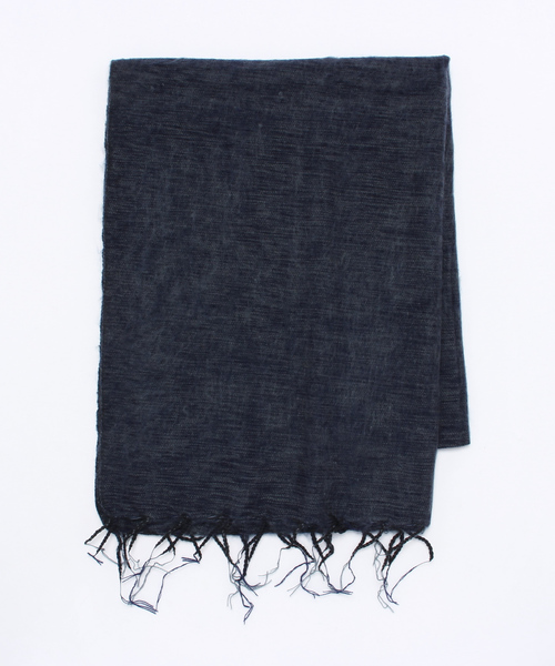 PUAL CE CIN（ピュアルセシン）の「無地ネパールストール１８０ｘ７０（ストール/ショール・レディース・グレー/ベージュ/ネイビー/ターコイズブルー/ピンク/グリーン・FREE）」の2枚目の写真