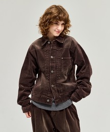 WETTEMPT(ウィテンプト)のBLEACHED CORDUROY JACKET / ブリーチコーデュロイジャケット(ブルゾン)