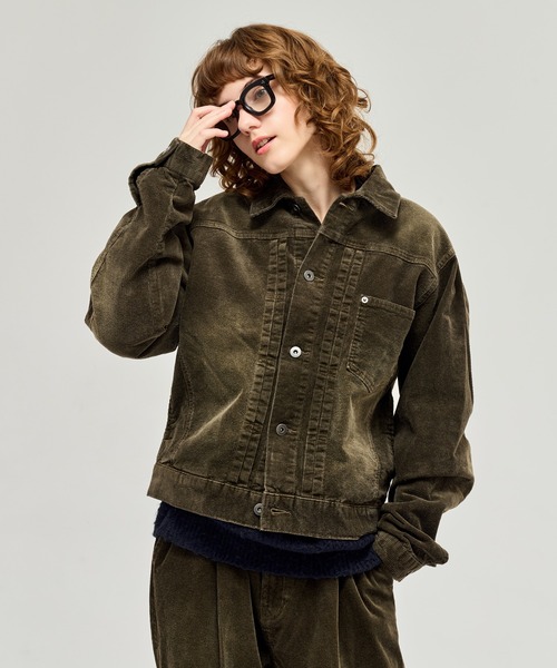 BLEACHED CORDUROY JACKET / ブリーチコーデュロイジャケット