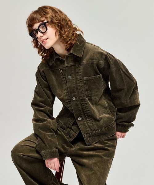 BLEACHED CORDUROY JACKET / ブリーチコーデュロイジャケット