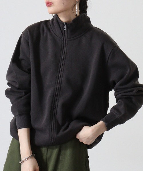 FUNALIVE（ファンアライブ）の「裏起毛フルZIPカーディガン（カーディガン/ボレロ・メンズ・ブラック/杢グレー/スミクロ/ブルー・M/L/LL）」の2枚目の写真