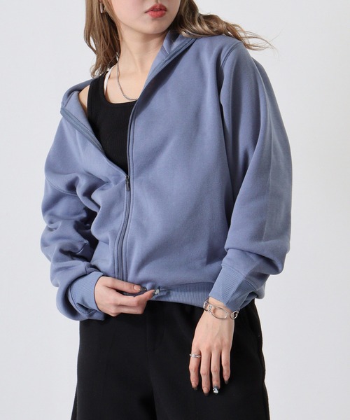 FUNALIVE（ファンアライブ）の「裏起毛フルZIPカーディガン（カーディガン/ボレロ・メンズ・ブラック/杢グレー/スミクロ/ブルー・M/L/LL）」の6枚目の写真