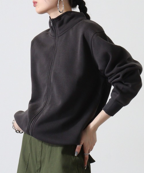 FUNALIVE（ファンアライブ）の「裏起毛フルZIPカーディガン（カーディガン/ボレロ・メンズ・ブラック/杢グレー/スミクロ/ブルー・M/L/LL）」の22枚目の写真