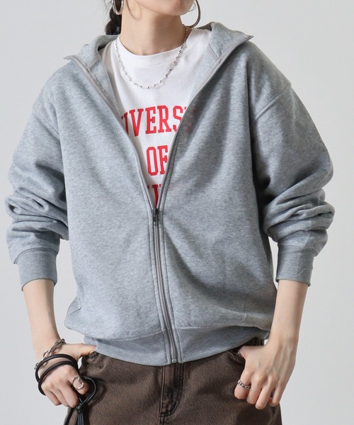 FUNALIVE（ファンアライブ）の「裏起毛フルZIPカーディガン（カーディガン/ボレロ・メンズ・ブラック/杢グレー/スミクロ/ブルー・M/L/LL）」の13枚目の写真