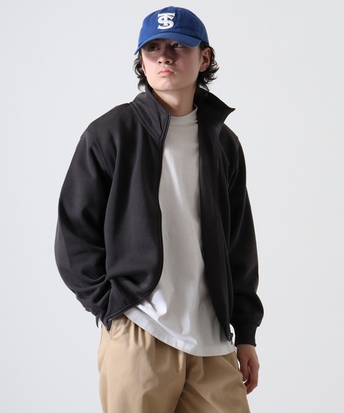 FUNALIVE（ファンアライブ）の「裏起毛フルZIPカーディガン（カーディガン/ボレロ・メンズ・ブラック/杢グレー/スミクロ/ブルー・M/L/LL）」の16枚目の写真