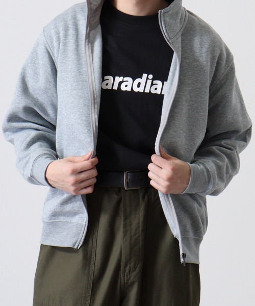 FUNALIVE（ファンアライブ）の「裏起毛フルZIPカーディガン（カーディガン/ボレロ・メンズ・ブラック/杢グレー/スミクロ/ブルー・M/L/LL）」の9枚目の写真