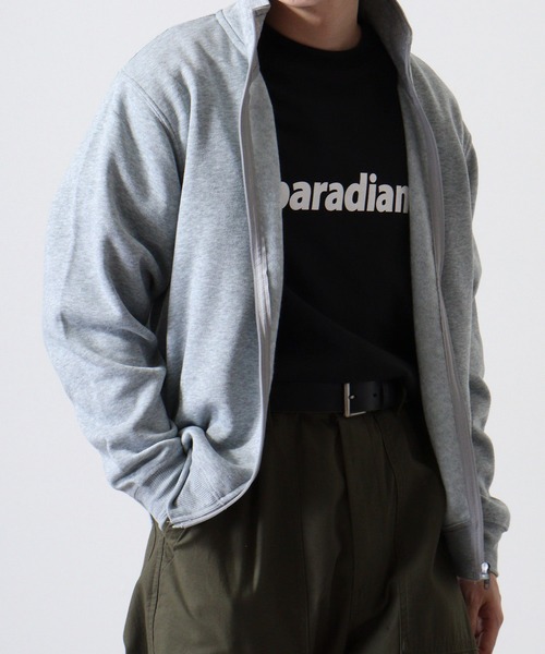 FUNALIVE（ファンアライブ）の「裏起毛フルZIPカーディガン（カーディガン/ボレロ・メンズ・ブラック/杢グレー/スミクロ/ブルー・M/L/LL）」の8枚目の写真