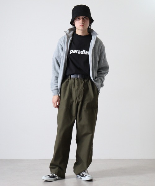 FUNALIVE（ファンアライブ）の「裏起毛フルZIPカーディガン（カーディガン/ボレロ・メンズ・ブラック/杢グレー/スミクロ/ブルー・M/L/LL）」の7枚目の写真