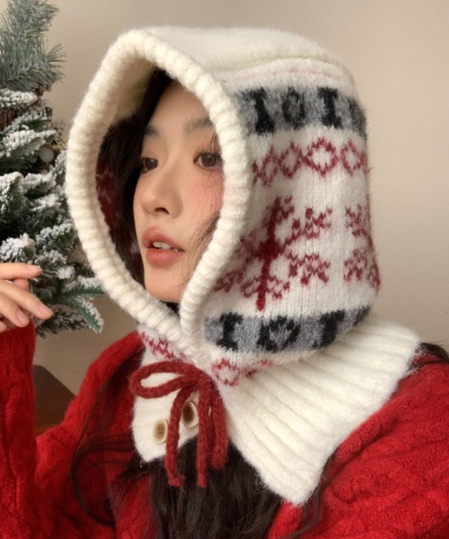スノーフレーク バラクラバニットキャップ（ニットキャップ/ビーニー