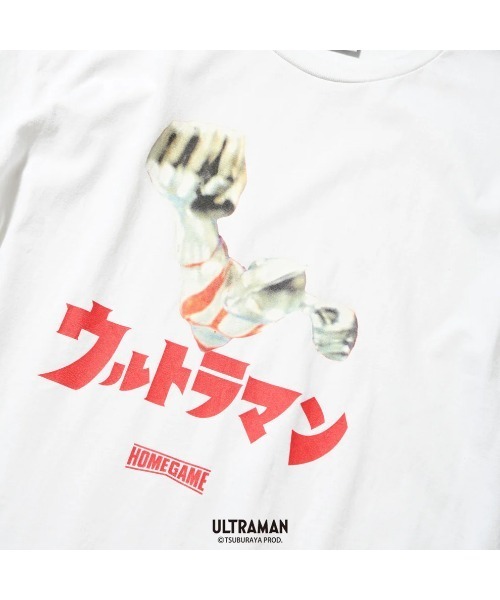 HOMEGAME(ホームゲーム)の「ホームゲーム【HOMEGAME】× ウルトラマン【ULTRAMAN】- ウルトラマンTシャツ【ULTRAMAN TEE #1 HG240113】(Tシャツ/カットソー・メンズ・ブラック/ホワイト・LARGE/SMALL/XX-LARGE/X-LARGE/MEDIUM)」の5枚目の写真