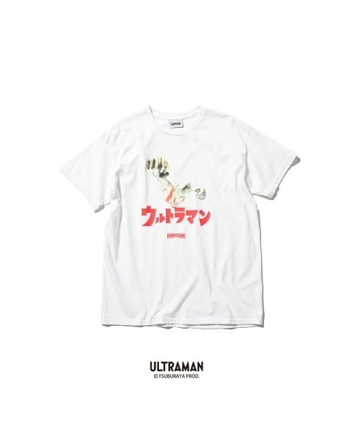 HOMEGAME(ホームゲーム)の「ホームゲーム【HOMEGAME】× ウルトラマン【ULTRAMAN】- ウルトラマンTシャツ【ULTRAMAN TEE #1 HG240113】(Tシャツ/カットソー・メンズ・ブラック/ホワイト・LARGE/SMALL/XX-LARGE/X-LARGE/MEDIUM)」の3枚目の写真