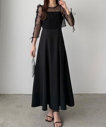 callautia（カラウティア）の「フリルドロストボレロ+フレアキャミワンピース（ワンピース）」