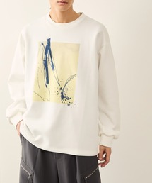 JUNRED | オーバーラップアート長袖プルオーバー(Tシャツ/カットソー)