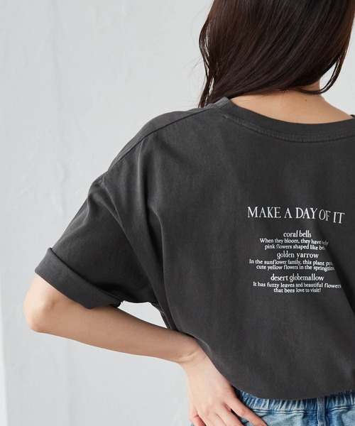 RANAN(ラナン)の「【選べるロゴ】綿100%オーバーサイズTシャツ(ワンポイント刺繍/カレッジロゴ )(Tシャツ/カットソー・レディース・グレー系2/ホワイト系1/ホワイト系2/ベージュ系1/ベージュ系2/グレー系1・LL/L/M)」の18枚目の写真