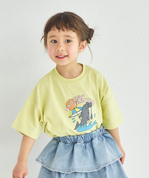 pairmanon（ペアマノン）の「【綿100%】オリジナル アニマルプリント 半袖Tシャツ（Tシャツ/カットソー・キッズ・ピンク系その他2/ブルー系その他2/ベージュ系その他2/ブルー系その他/パープル系その他/ピンク系その他/ベージュ系その他/グリーン系その他/ブラック系その他/ホワイト系その他/ホワイト・90/100/110/120/80/130/140/150）」の7枚目の写真