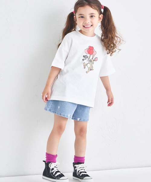 pairmanon（ペアマノン）の「【綿100%】オリジナル アニマルプリント 半袖Tシャツ（Tシャツ/カットソー・キッズ・ピンク系その他2/ブルー系その他2/ベージュ系その他2/ブルー系その他/パープル系その他/ピンク系その他/ベージュ系その他/グリーン系その他/ブラック系その他/ホワイト系その他/ホワイト・90/100/110/120/80/130/140/150）」の16枚目の写真