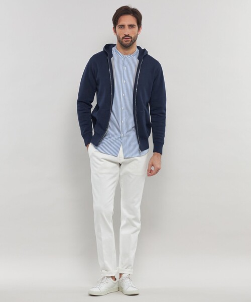 MACKINTOSH LONDON（マッキントッシュ ロンドン）の「ダブルフェイスジップアップパーカー（パーカー・メンズ・ネイビー/ライトグレー・L/M/XL）」の6枚目の写真