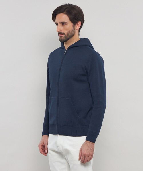 MACKINTOSH LONDON（マッキントッシュ ロンドン）の「ダブルフェイスジップアップパーカー（パーカー・メンズ・ネイビー/ライトグレー・L/M/XL）」の3枚目の写真