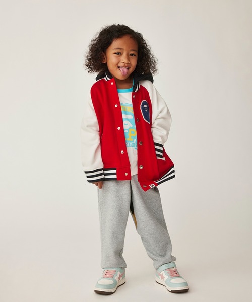 SHARK HOODIE SWEAT VARSITY JACKET（スタジャン）｜A BATHING APE（ア