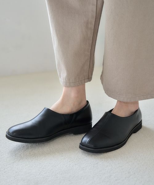 セール】軽らくスクエアトゥスリッポン（スリッポン）｜studio CLIP