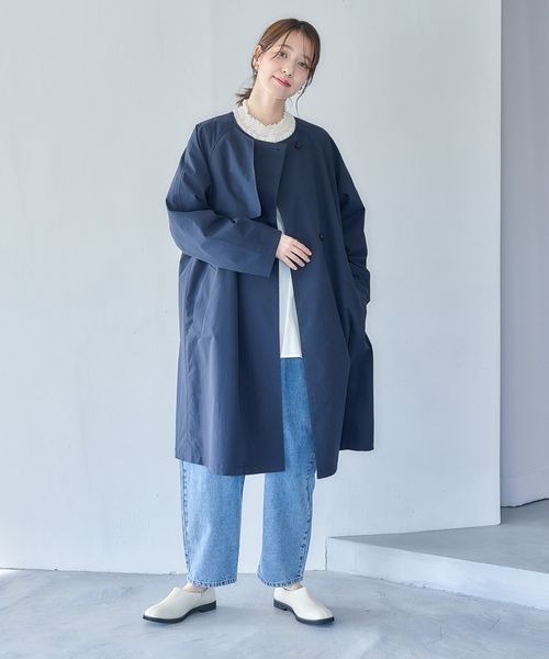 studio CLIP（スタディオクリップ）の「軽らくスクエアトゥスリッポン（スリッポン・レディース・ブラック/オフホワイト・MEDIUM/LARGE）」の18枚目の写真