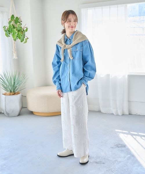 studio CLIP（スタディオクリップ）の「軽らくスクエアトゥスリッポン（スリッポン・レディース・ブラック/オフホワイト・MEDIUM/LARGE）」の22枚目の写真