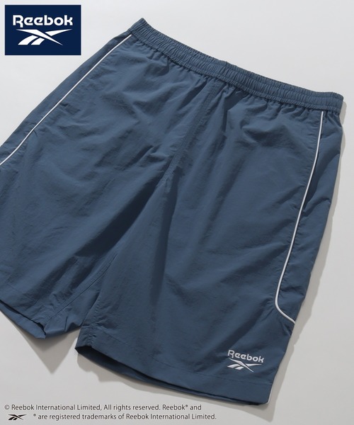 Reebok（リーボック）の「【Reebok/リーボック】別注 ナイロンパイピングショーツ（その他パンツ・メンズ・グリーン/グレー/サックスブルー/ブラック・LL/L/M）」の8枚目の写真