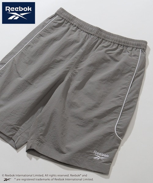 Reebok（リーボック）の「【Reebok/リーボック】別注 ナイロンパイピングショーツ（その他パンツ・メンズ・グリーン/グレー/サックスブルー/ブラック・LL/L/M）」の6枚目の写真