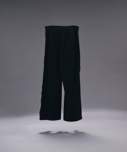 リメイクジッパーデニム再構築ワイドデニムパンツトラックパンツジップパンツ REMAKE】【00's】 PJ'S SURF リメイク デニムカーゴパンツ