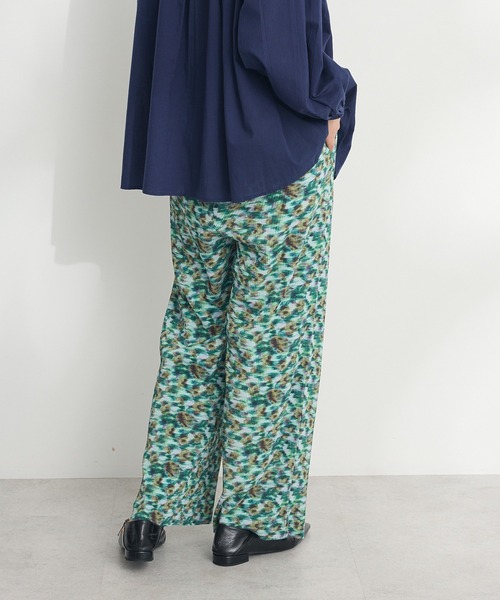 CRAFT STANDARD BOUTIQUE（クラフトスタンダードブティック）の「セルフカットイージープリーツパンツ ◆（その他パンツ・レディース・B/ブラック/A・M/L）」の7枚目の写真