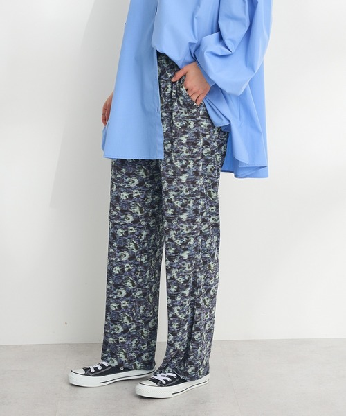 CRAFT STANDARD BOUTIQUE（クラフトスタンダードブティック）の「セルフカットイージープリーツパンツ ◆（その他パンツ・レディース・B/ブラック/A・M/L）」の12枚目の写真