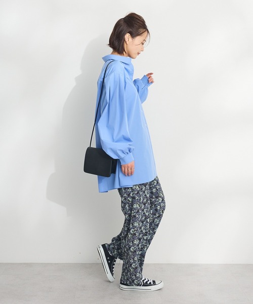 CRAFT STANDARD BOUTIQUE（クラフトスタンダードブティック）の「セルフカットイージープリーツパンツ ◆（その他パンツ・レディース・B/ブラック/A・M/L）」の15枚目の写真